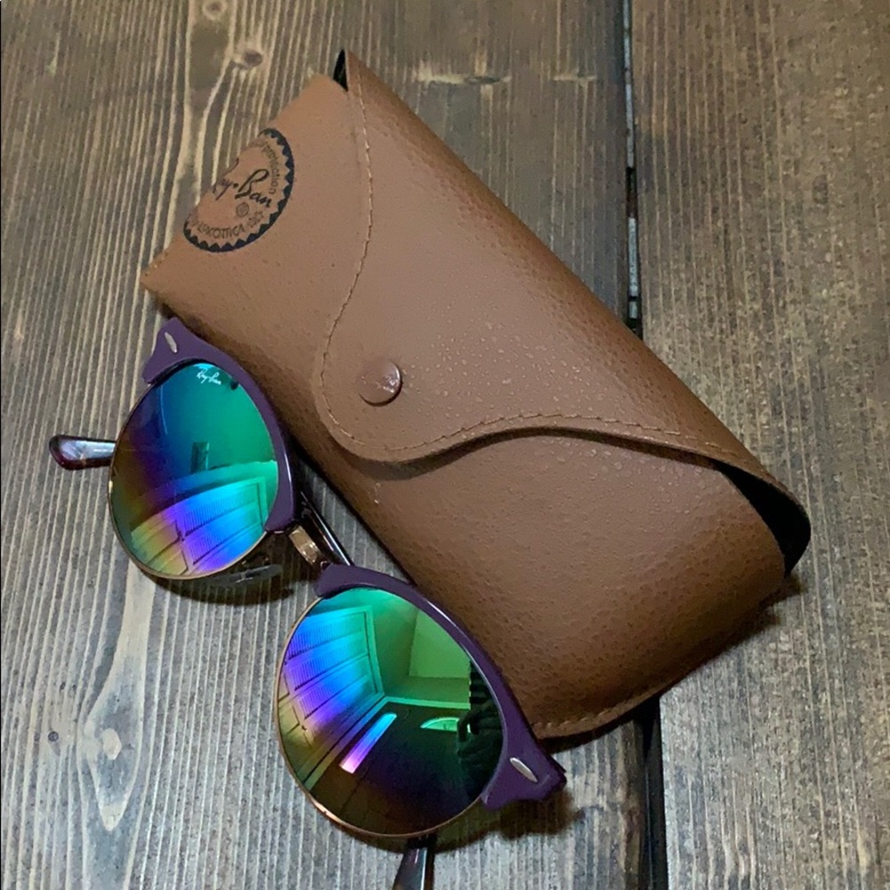 Ray-Ban – 51mm Icons Clubround Phantos Violet